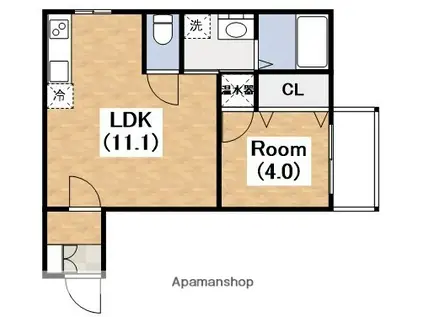 FMAISONCHARME(1LDK/3階)の間取り写真