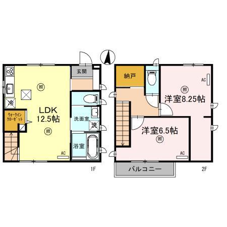 南海電鉄高野線 北野田駅 徒歩10分 2階建 築9年(2LDK)の間取り写真