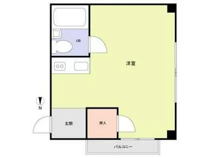 RHYTHM杭瀬(ワンルーム/3階)の間取り写真