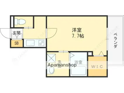 KE OLA HOU2(1K/1階)の間取り写真