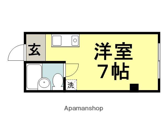 グローバル塚口(ワンルーム/3階)の間取り写真
