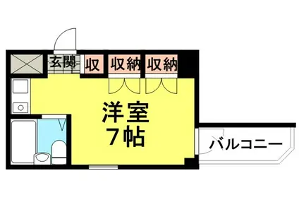 キューブ東武庫之荘Ⅱ(ワンルーム/4階)の間取り写真