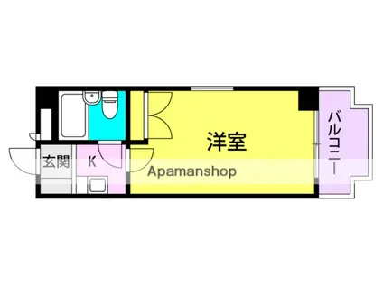 プチグレイス塚口本町 壱番館(ワンルーム/2階)の間取り写真