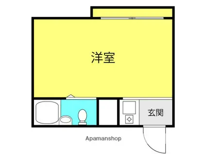ナルディス尼崎(ワンルーム/2階)の間取り写真