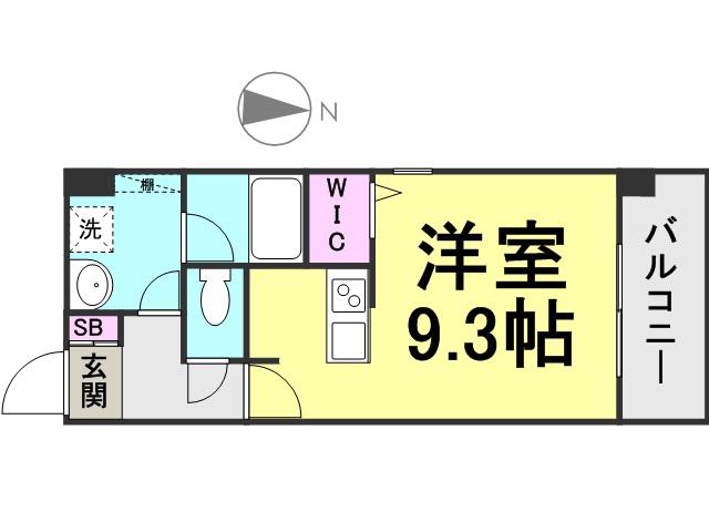 LE CINQ 尼崎東(ワンルーム/2階)の間取り写真