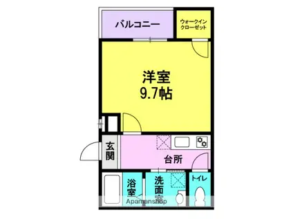 フジパレス東園田サウス(1K/1階)の間取り写真