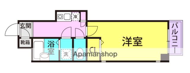 ツカプラッツ(1K/2階)の間取り写真