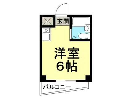 プレアール御園(ワンルーム/3階)の間取り写真