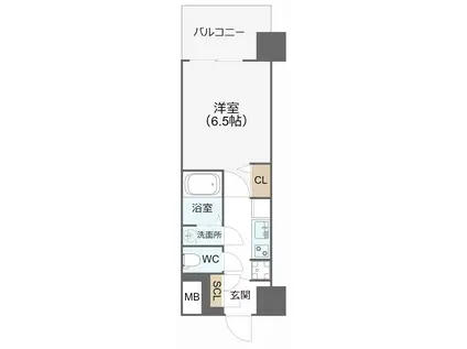 ARTIZA王子公園D.C(1K/5階)の間取り写真