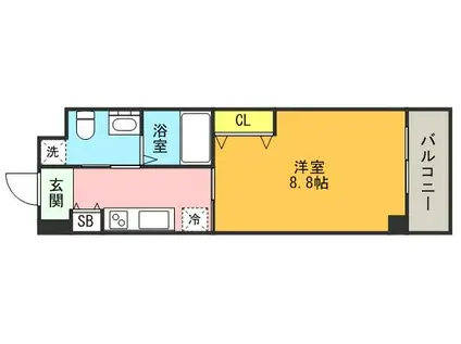 REGALO PLUS(1K/2階)の間取り写真