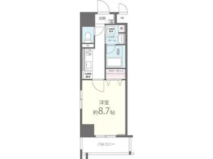 LA VILLE-1930-(1K/5階)の間取り写真