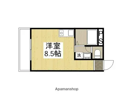 エコハイツ高砂駅前(ワンルーム/2階)の間取り写真