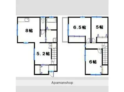コンフォート八代(3LDK)の間取り写真