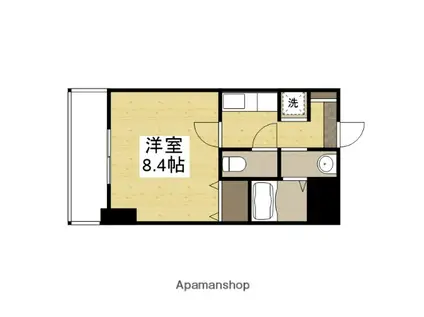 トラントメゾン(ワンルーム/2階)の間取り写真