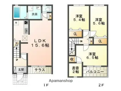 Yファミール(3LDK)の間取り写真