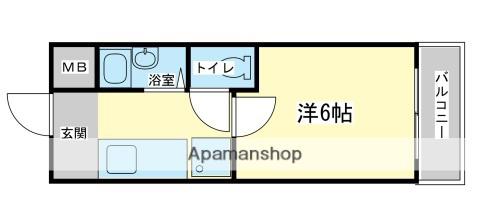 アートハイツ田寺(1K/3階)の間取り写真