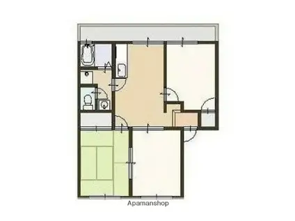 メゾンエルム(3DK/2階)の間取り写真