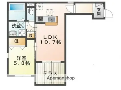 へーベルメゾン フォレスタ南条(1LDK/3階)の間取り写真