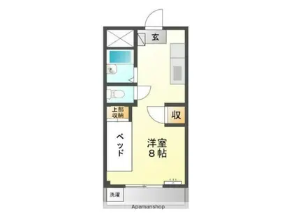 MY-R太子(ワンルーム/1階)の間取り写真