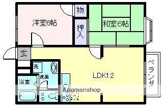 サニーコート(2LDK/2階)の間取り写真