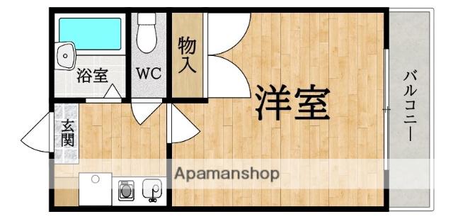 レオパレス大陽弐番館(1K/2階)の間取り写真