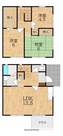 ウェル高の原(3LDK)の間取り写真