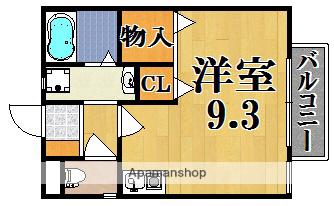 ハイツプルミエ(1K/2階)の間取り写真
