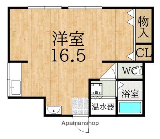 マンション ヒライ(ワンルーム/3階)の間取り写真