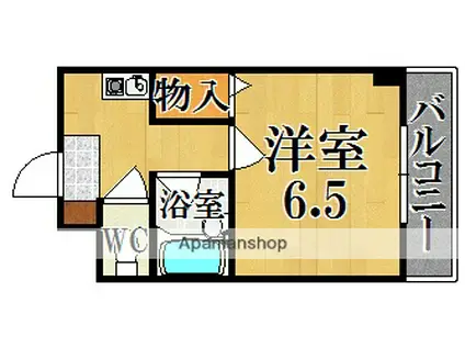 メゾンケイティエス(1K/3階)の間取り写真