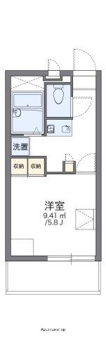 レオパレスGROW(1K/3階)の間取り写真