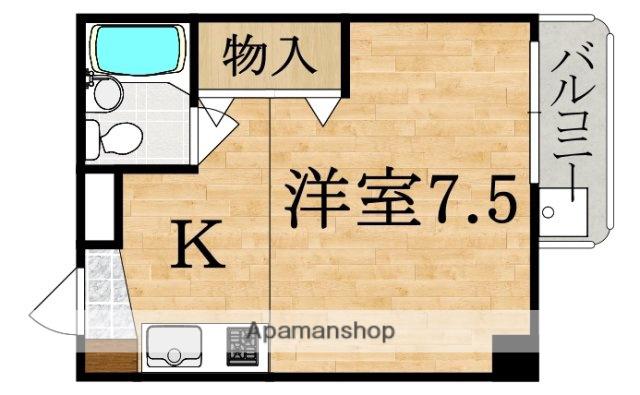 IMNビル(1K/3階)の間取り写真