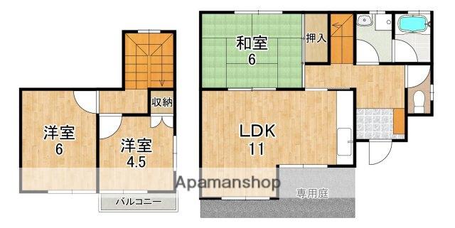 ガーデンハウス相楽かぶと台(3LDK)の間取り写真