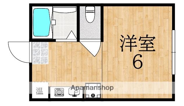 オーティス富雄(ワンルーム/2階)の間取り写真