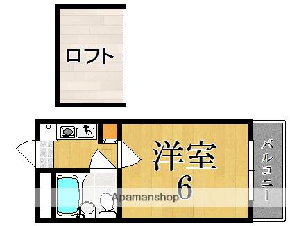 シティパレスJR郡山駅前(1K/1階)の間取り写真