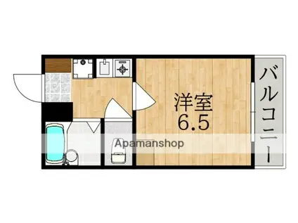 ラヌーヴェル(1K/1階)の間取り写真