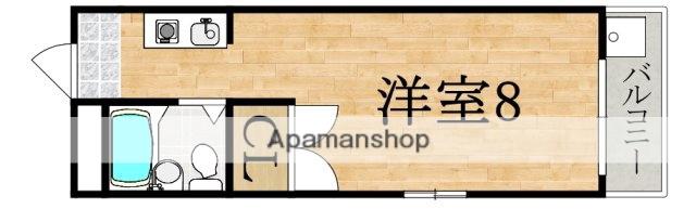 OMレジデンス(ワンルーム/3階)の間取り写真