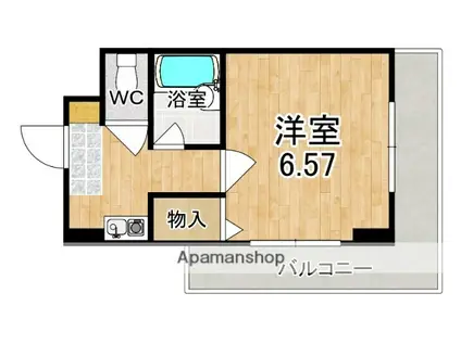 メゾンケイティエス(1K/5階)の間取り写真