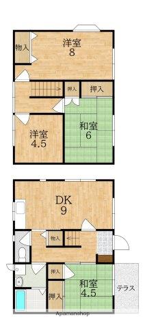 ガーデンヒルズ高の原(4DK)の間取り写真