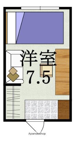 GOODROOMRESIDENCE奈良(ワンルーム/1階)の間取り写真
