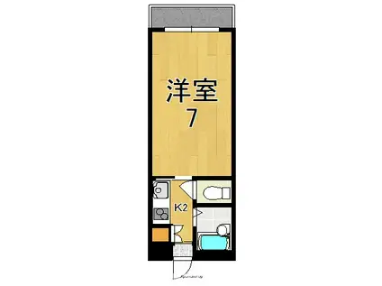 マイハウス小泉(1K/4階)の間取り写真