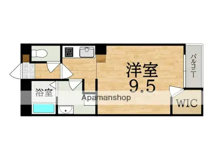 レオネクストシャローム(ワンルーム/1階)の間取り写真