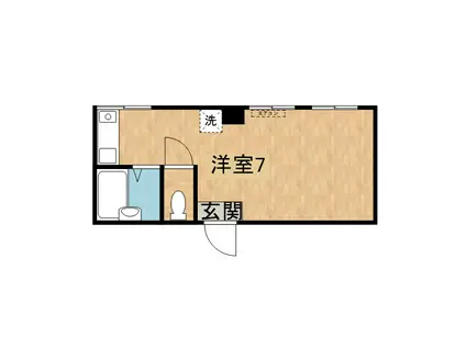 マンション柳橋ビル(ワンルーム/2階)の間取り写真