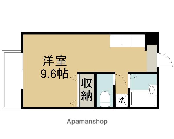 コーポフレンドリー5(ワンルーム/1階)の間取り写真
