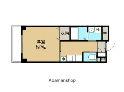 プリマベーラ(1K/2階)の間取り写真