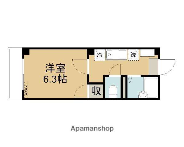 大成マンション(1K/1階)の間取り写真