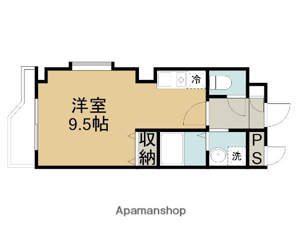 ユアコート駅南(ワンルーム/9階)の間取り写真