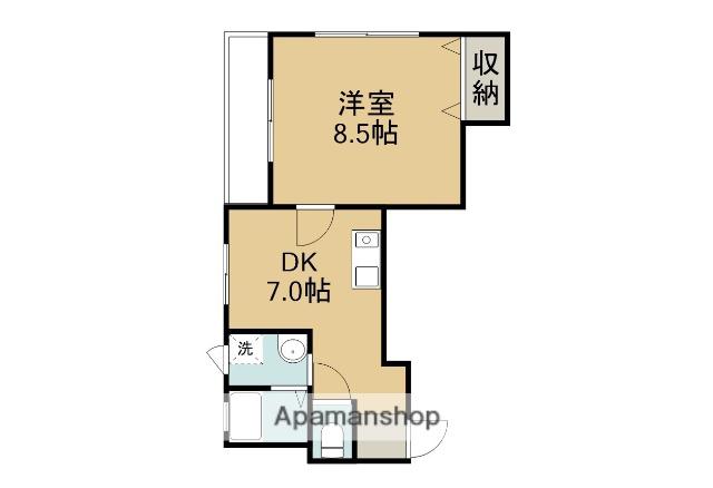 コーポ前田(1DK/3階)の間取り写真