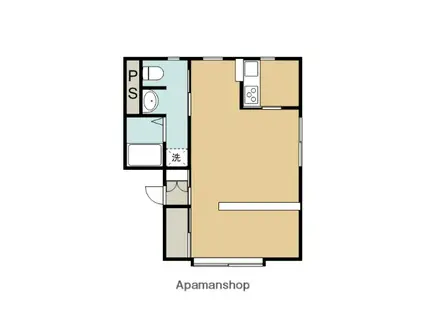 シャルム西津田Ⅲ(1LDK/1階)の間取り写真