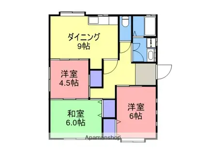プチトマト(3LDK/1階)の間取り写真
