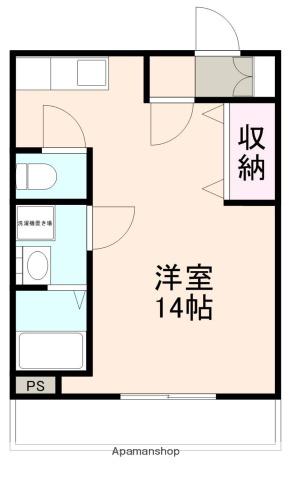 AP袖師(ワンルーム/3階)の間取り写真